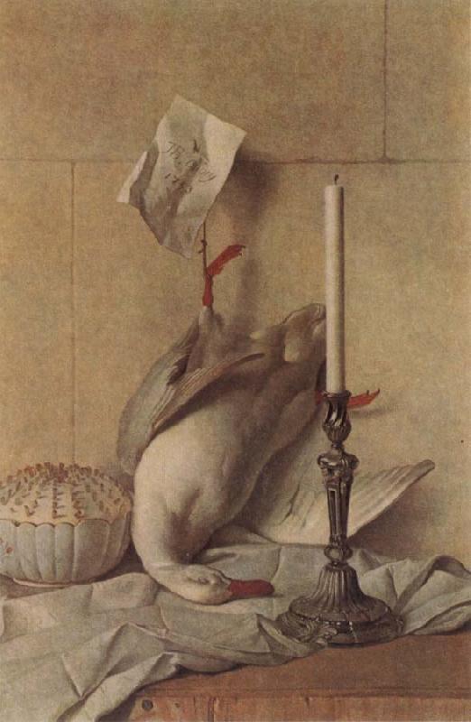 Jean Baptiste Oudry Still Life with White Duck